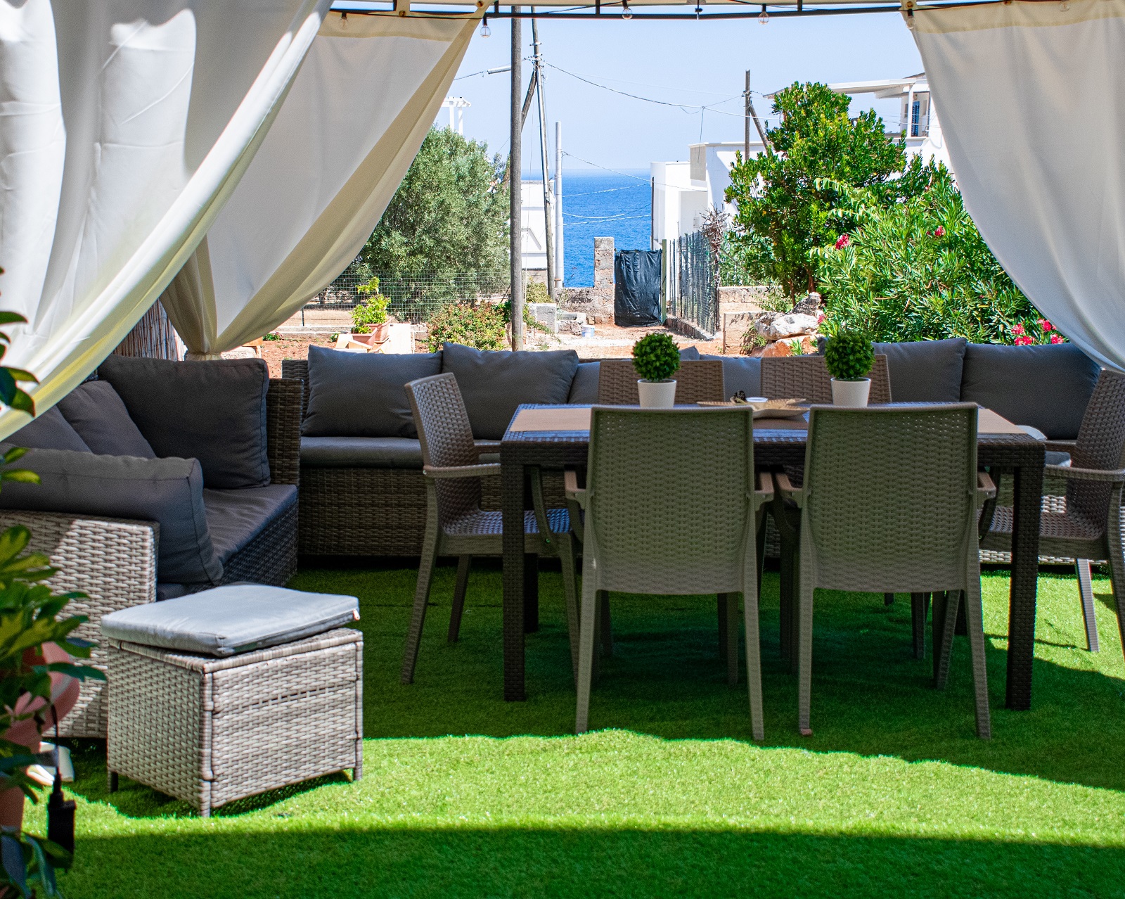 casa vacanze con cucina salento vista mare giardino